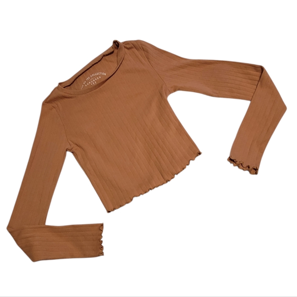 AERO | Tan Shrunken Tee, Sz. M